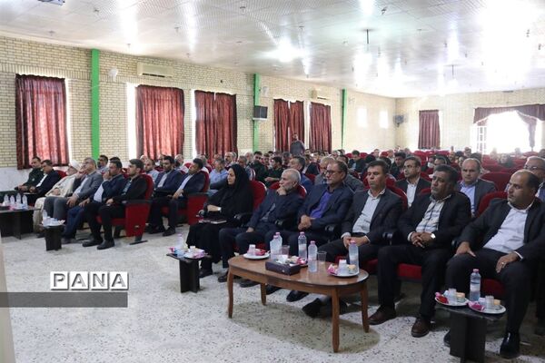 آیین تکریم و معارفه رئیس اداره آموزش و پروش منطقه گله‌دار