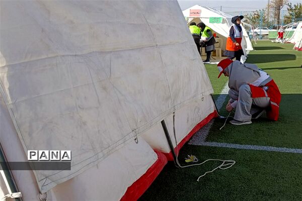 مانور بزرگ امداد و نجات در شهرستان قدس