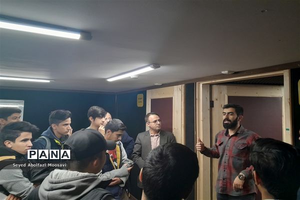 بازدید هنرجویان از خانه خلاق و تولید محتوای دیجیتال نیتک