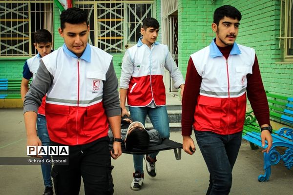 بیست و چهارمین مانور سراسری زلزله در ارومیه