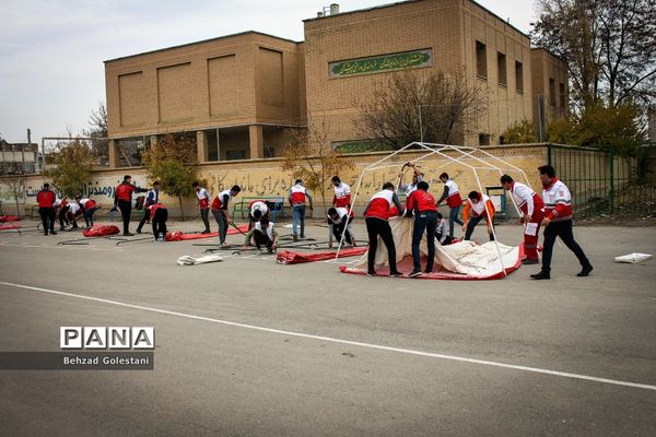 بیست و چهارمین مانور سراسری زلزله در ارومیه