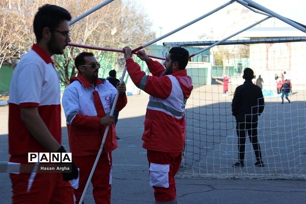 مانور سراسری زلزله و ایمنی در زنجان