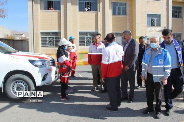 برگزاری بیست و چهارمین مانورسراسری زلزله در مدارس شهرکرد