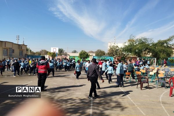 بیست‌و‌چهارمین مانور سراسری زلزله و ایمنی در مدارس  ناحیه 4 شیراز