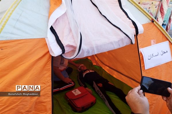 بیست‌و‌چهارمین مانور سراسری زلزله و ایمنی در مدارس  ناحیه 4 شیراز