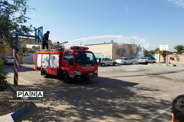 بیست‌و‌چهارمین مانور سراسری زلزله و ایمنی در مدارس  ناحیه 4 شیراز