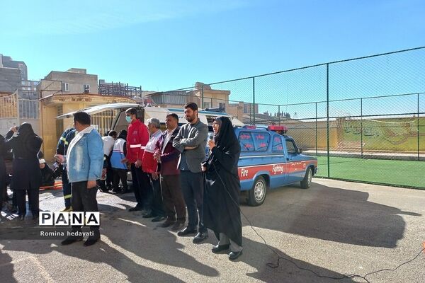 بیست‌وچهارمین مانور سراسری زلزله و ایمنی در آموزش و پرورش رودهن