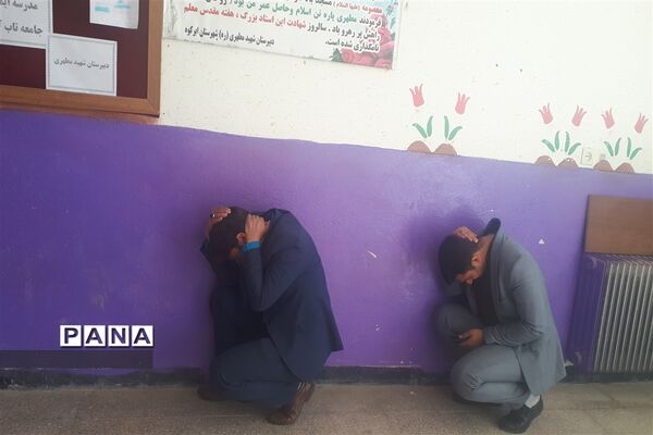 بیست و چهارمین مانور سراسری زلزله و ایمنی در مدارس ابرکوه