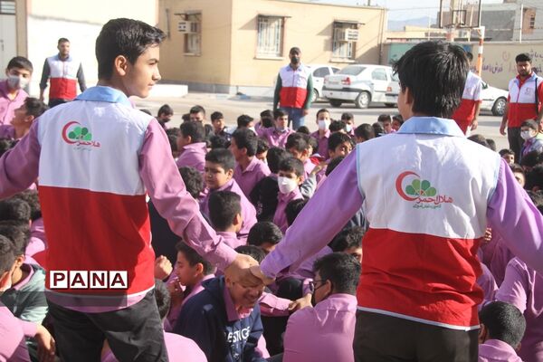 بیست‌وچهارمین مانور سراسری زلزله و ایمنی در دبیرستان شاهد امام جواد(ع) بهبهان