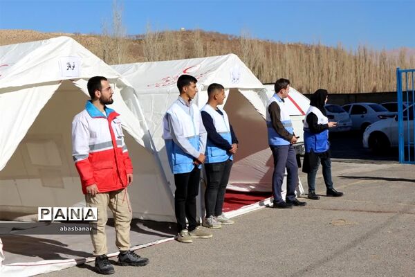 برگزاری مانور سراسری زلزله درمدارس شهرستان فیروزکوه