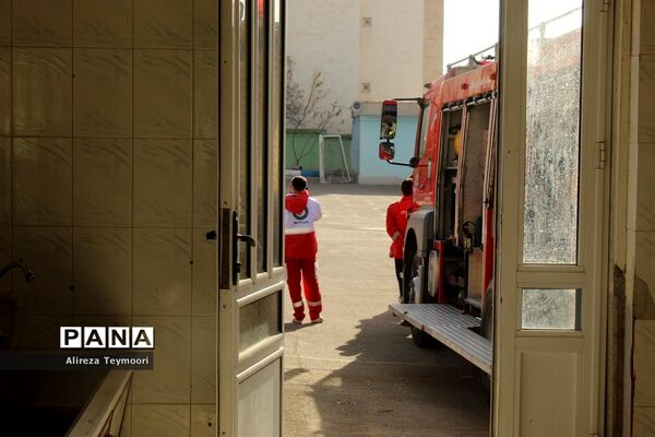 مانور سراسری زلزله و ایمنی در زنجان