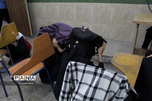 ‌مانور سراسری زلزله در شهرستان بابل