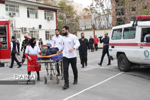 ‌مانور سراسری زلزله در شهرستان بابل