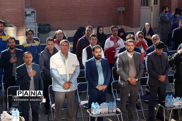 بیست و چهارمین مانور سراسری زلزله و ایمنی شهرستان‌های استان تهران، به میزبانی شهرستان قرچک