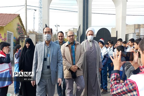 بیست و چهارمین مانور سراسری زلزله و ایمنی مدارس در ناحیه 2 مشهد مقدس