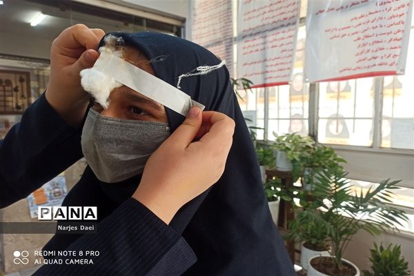 برگزاری مانور سراسری زلزله و ایمنی در دبیرستان شاهد شهید شیرودی