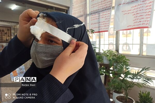برگزاری مانور سراسری زلزله و ایمنی در دبیرستان شاهد شهید شیرودی