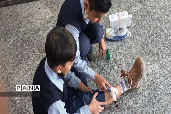 بیست و چهارمین مانورسراسری زلزله در  مدارس شهرستان کلات