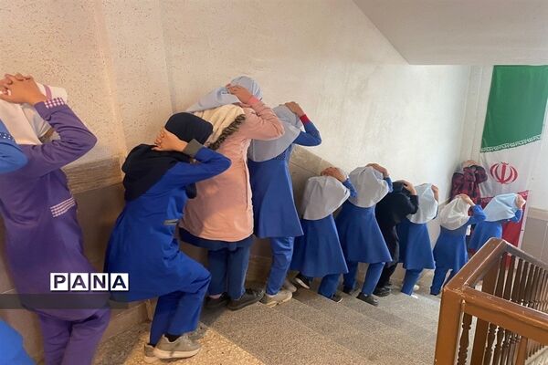 بیست و چهارمین مانورسراسری زلزله در  مدارس شهرستان کلات
