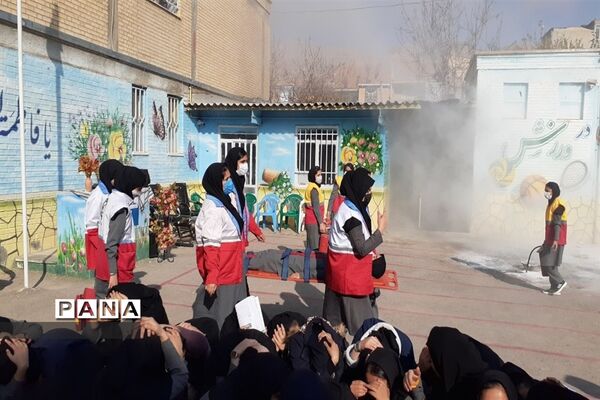 بیست و چهارمین مانورسراسری زلزله در  مدارس شهرستان کلات