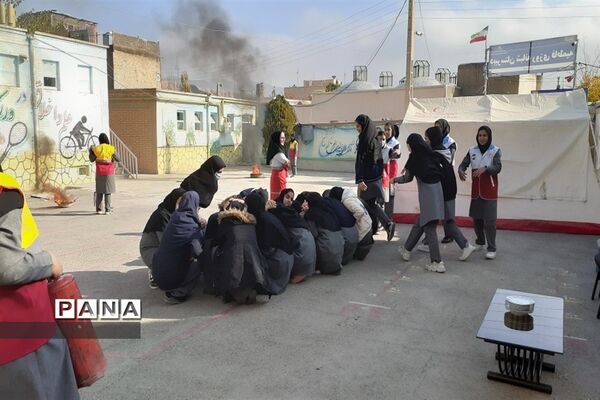 بیست و چهارمین مانورسراسری زلزله در  مدارس شهرستان کلات
