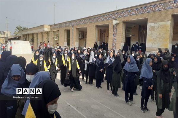 بیست و چهارمین مانور سراسری زلزله و ایمنی در مدارس شادگان