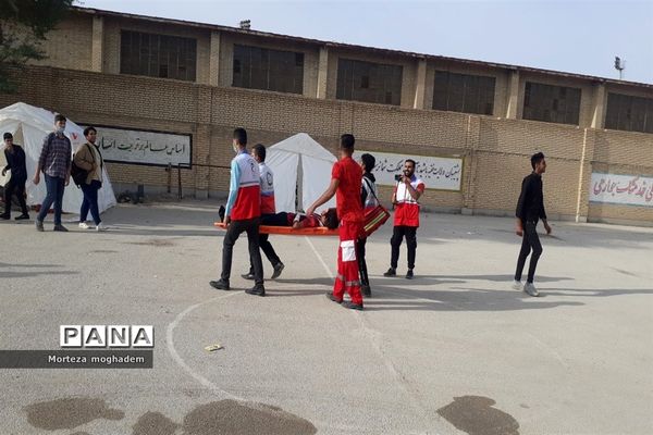 بیست و چهارمین مانور سراسری زلزله و ایمنی در مدارس شادگان
