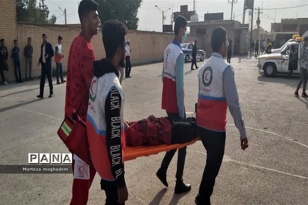 بیست و چهارمین مانور سراسری زلزله و ایمنی در مدارس شادگان