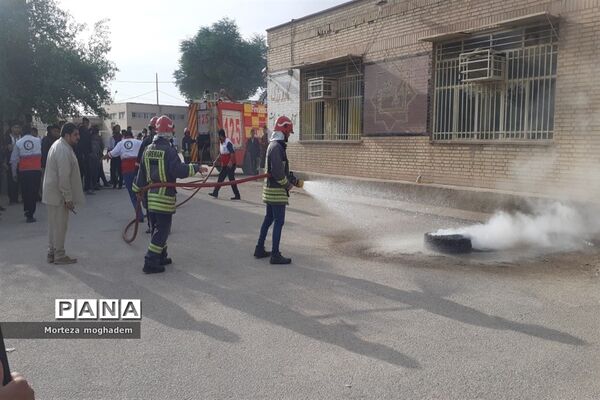 بیست و چهارمین مانور سراسری زلزله و ایمنی در مدارس شادگان