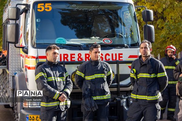 بیست و چهارمین مانور سراسری زلزله و ایمنی مدارس در اصفهان - 1