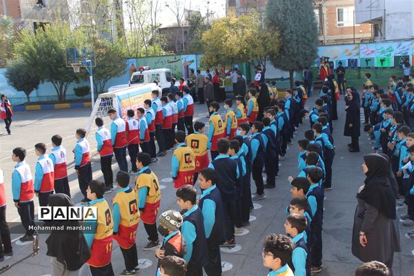 مانور سراسری زلزله در ساری
