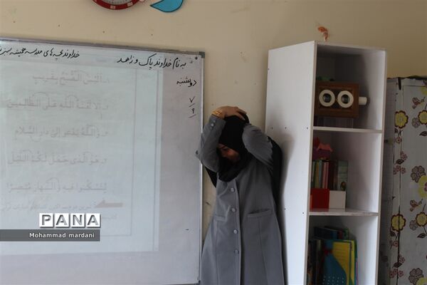 مانور سراسری زلزله در ساری