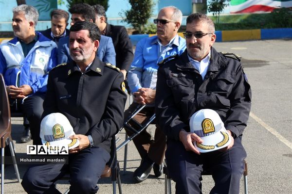 مانور سراسری زلزله در ساری