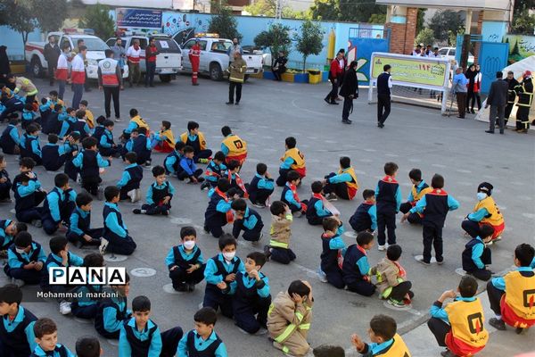 مانور سراسری زلزله در ساری