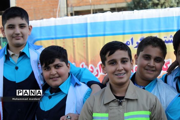 مانور سراسری زلزله در ساری