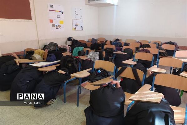 بیست و چهارمین مانور سراسری زلزله و ایمنی مدارس در شهرستان فسا