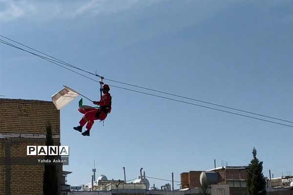 بیست و چهارمین مانور سراسری زلزله و ایمنی مدارس در شهرستان فسا