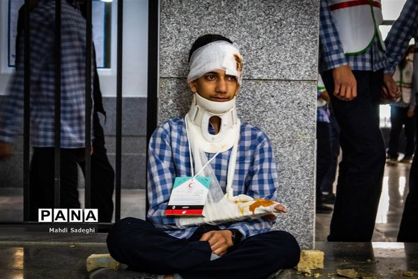 بیست و چهارمین مانور سراسری زلزله و ایمنی مدارس در اصفهان - 3