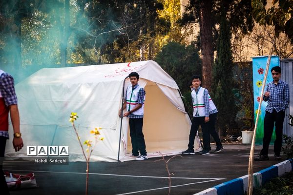 بیست و چهارمین مانور سراسری زلزله و ایمنی مدارس در اصفهان - 4