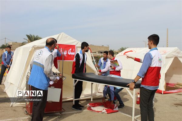 بیست و چهارمین مانور سراسری زلزله در اهواز