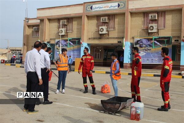 بیست و چهارمین مانور سراسری زلزله در اهواز