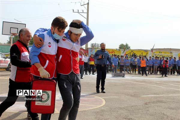 بیست و چهارمین مانور سراسری زلزله در اهواز