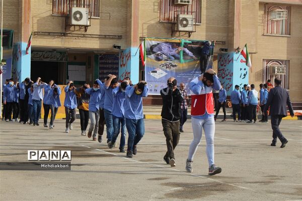 بیست و چهارمین مانور سراسری زلزله در اهواز