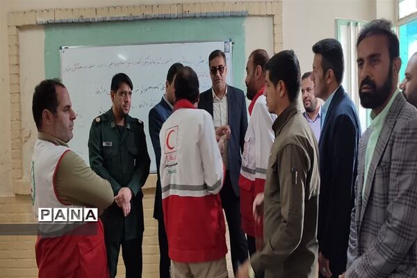 آیین نواختن زنگ مانور سراسری زلزله و ایمنی در شهرستان کارون