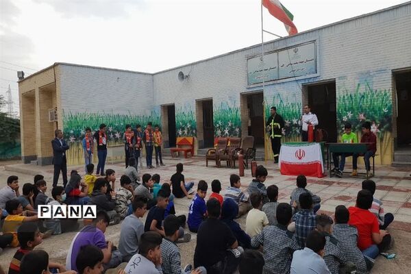 بیست و چهارمین مانور سراسری زلزله و ایمنی در شهرستان باوی