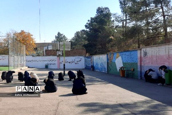 مانور سراسری زلزله و ایمنی در مدارس ناحیه یک شهرری