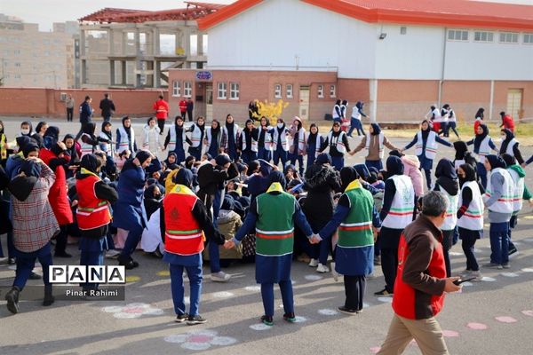بیست و چهارمین مانور سراسری زلزله و ایمنی در تبریز