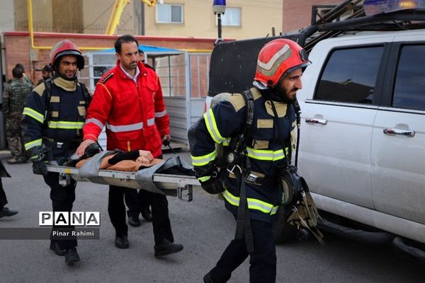 بیست و چهارمین مانور سراسری زلزله و ایمنی در تبریز