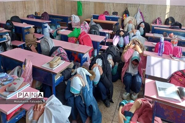 بیست و چهارمین مانور سراسری زلزله و ایمنی مدارس در منطقه ۱۵