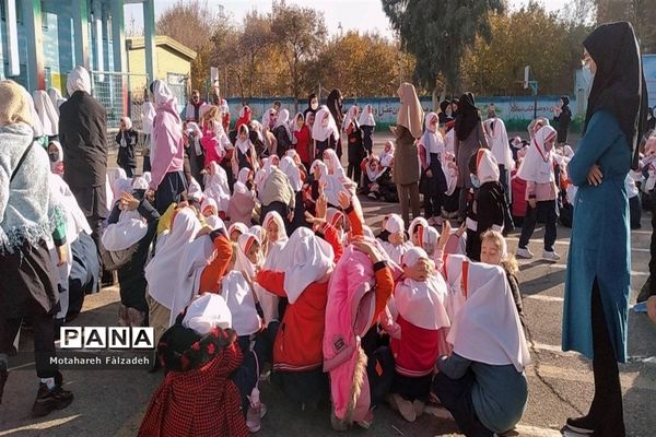 بیست و چهارمین مانور سراسری زلزله و ایمنی مدارس در منطقه ۱۵